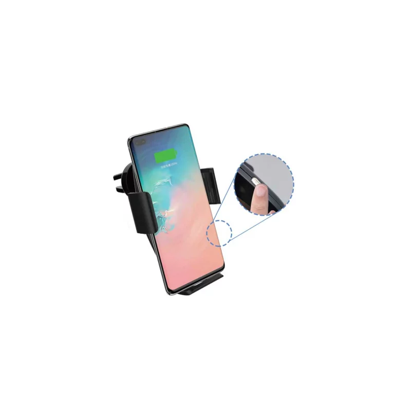 Suport telefon mobil cu ventuza brat reglabil incarcare Wireless Qi inductiva pentru iPhone si Samsung