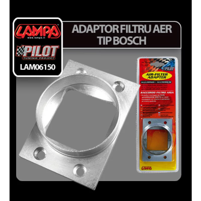 Adaptor filtru aer tip Bosch 65 mm pentru admisie și filtru sport