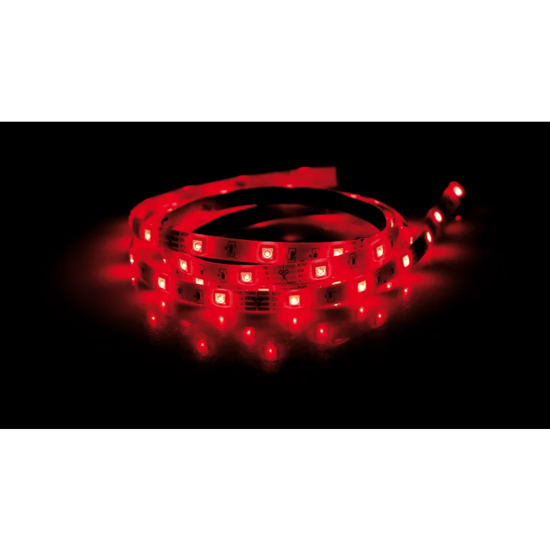 Bandă LED RGB cu telecomandă, 200 cm, 12/24V, impermeabilă