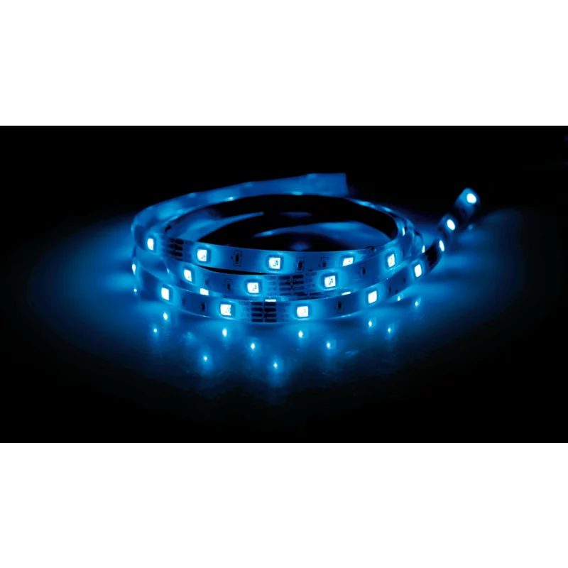 Bandă LED RGB cu telecomandă, 200 cm, 12/24V, impermeabilă