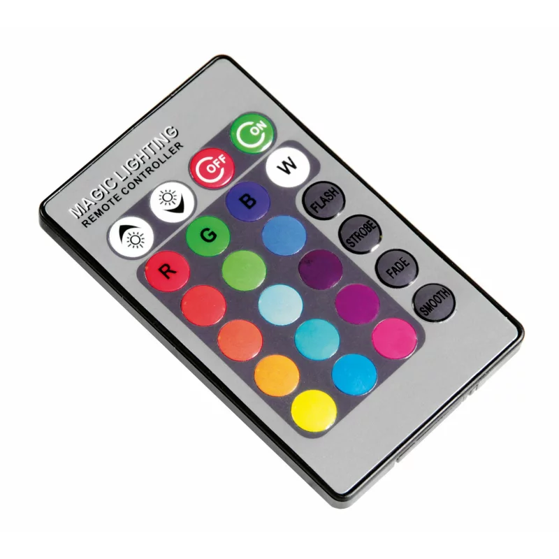 Bandă LED RGB cu telecomandă, 200 cm, 12/24V, impermeabilă