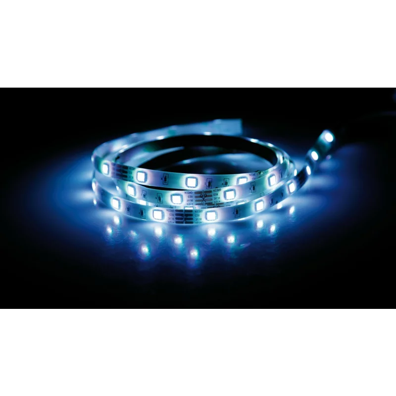 Bandă LED RGB cu telecomandă, 200 cm, 12/24V, impermeabilă