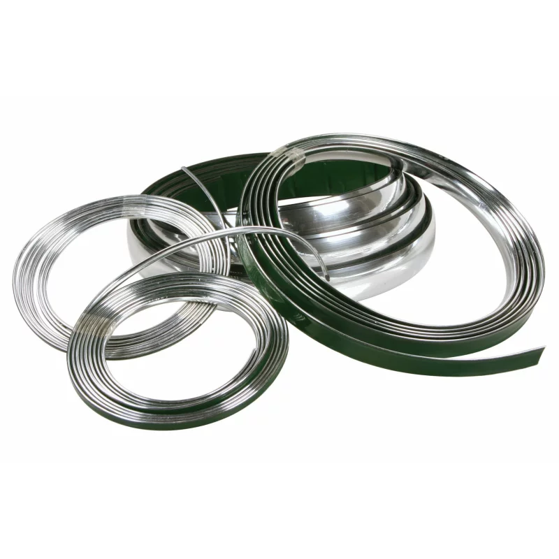 Bandă ornament crom adezivă flexibilă pentru auto, 4 m x 35 mm