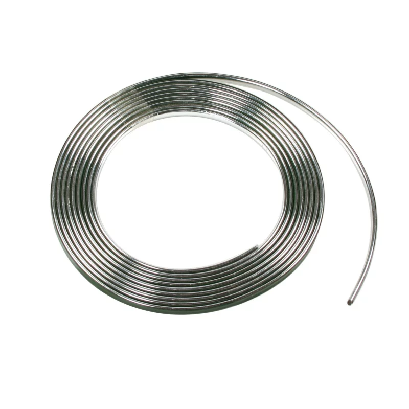Bandă ornament crom adezivă flexibilă pentru auto, 4 m x 7 mm