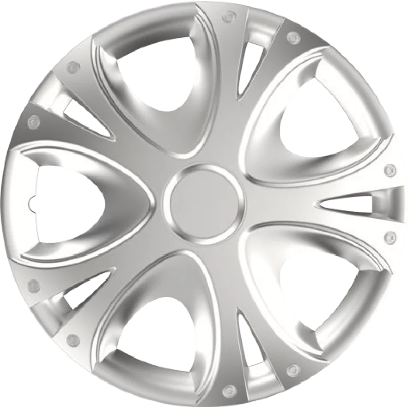 Capace roti auto Dynamic argintii 16 inch, set 4 bucati