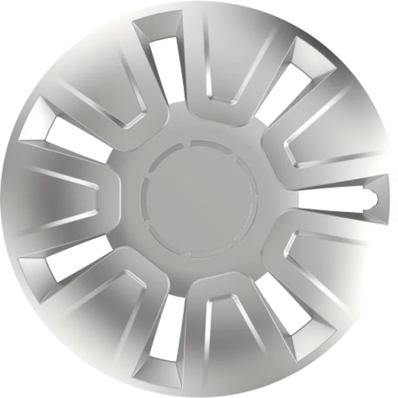 Capace roti auto Focus 15 inch, argintii, set 4 bucati
