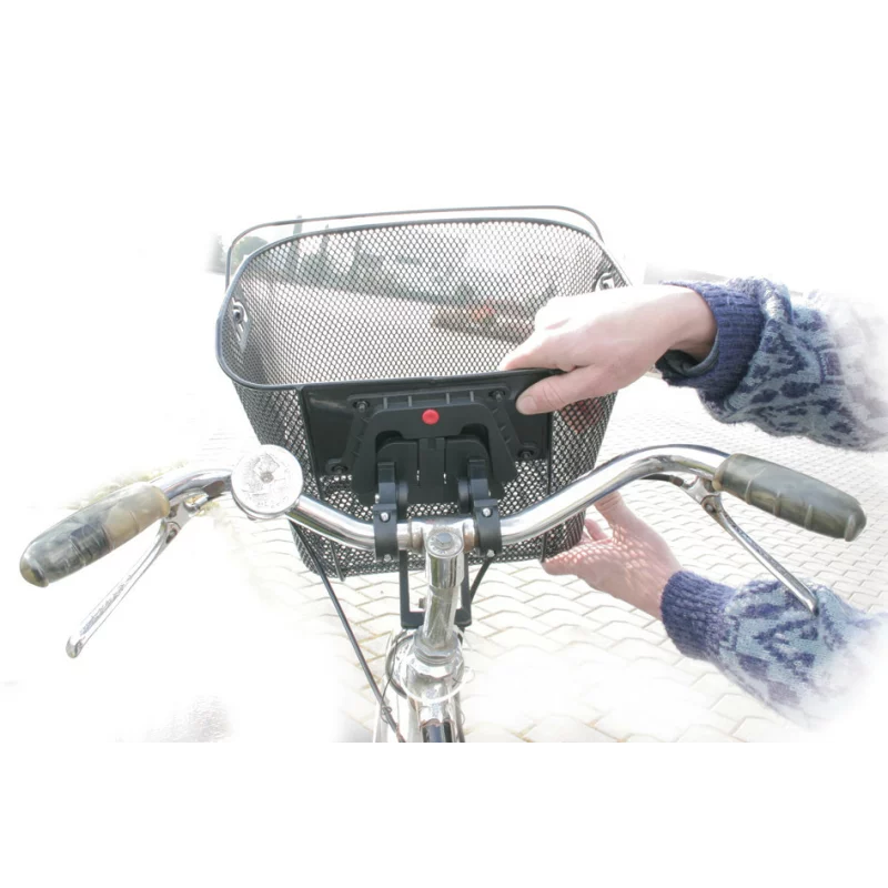 Cos de cumparaturi pentru bicicleta cu fixare rapida pe ghidon, 24L