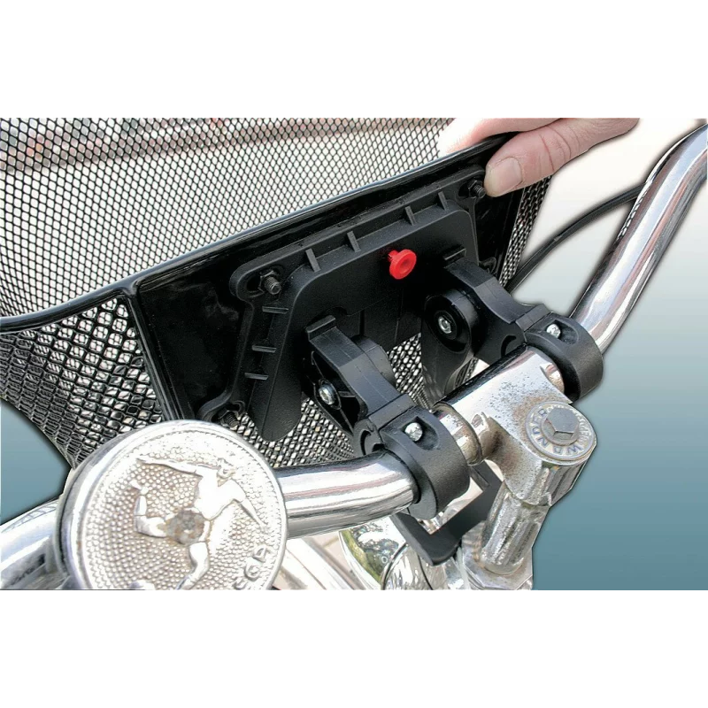 Cos de cumparaturi pentru bicicleta cu fixare rapida pe ghidon, 24L