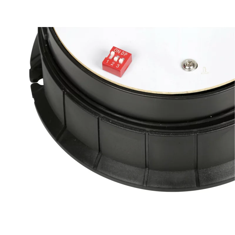 Girofar stroboscopic LED galben 12/24V, 3 funcții, omologare E9