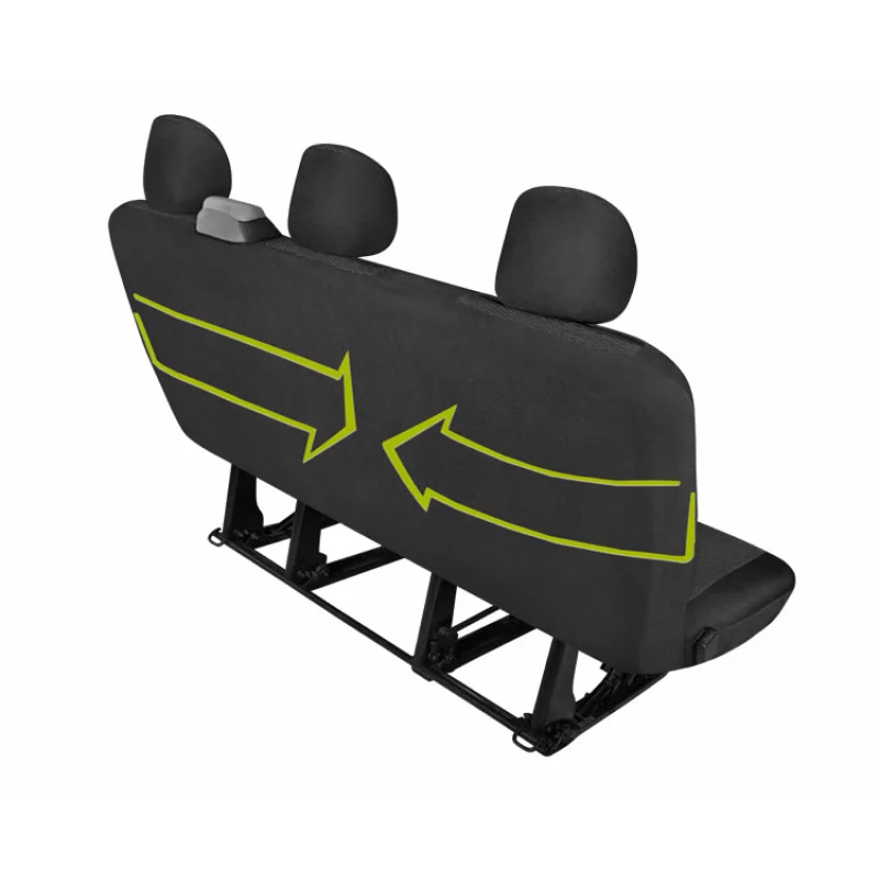 Huse scaun furgonetă transport Ares DV3 pentru banchetă 3 locuri