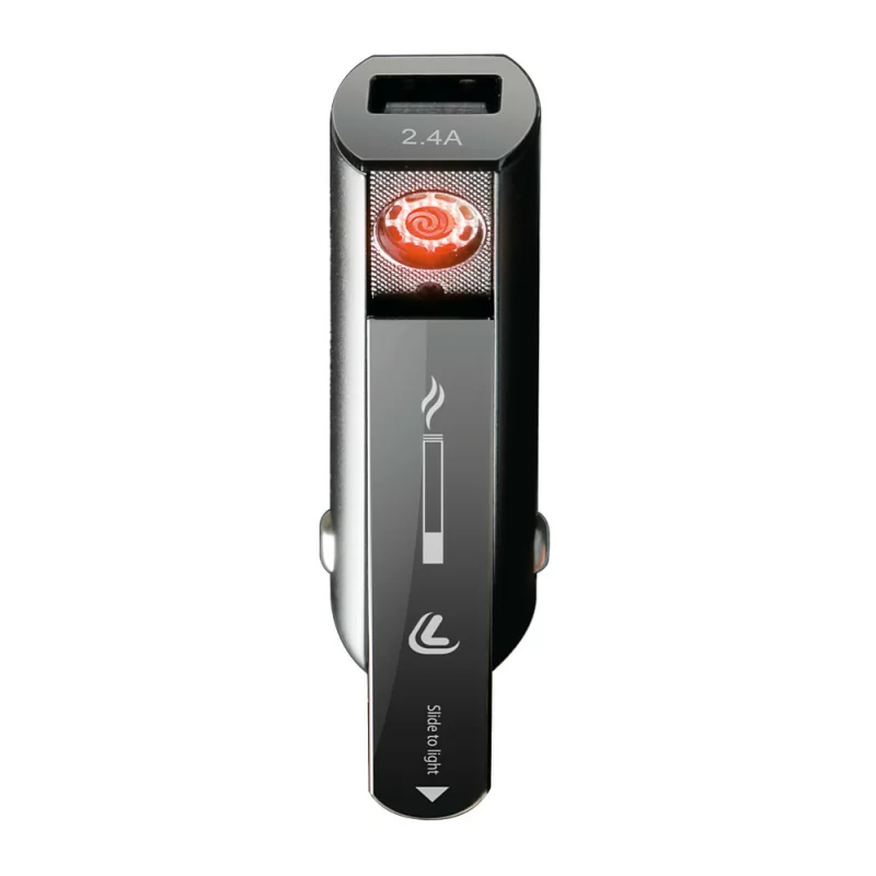 Încărcător auto USB rapid cu brichetă electrică integrată plasma 12/24V