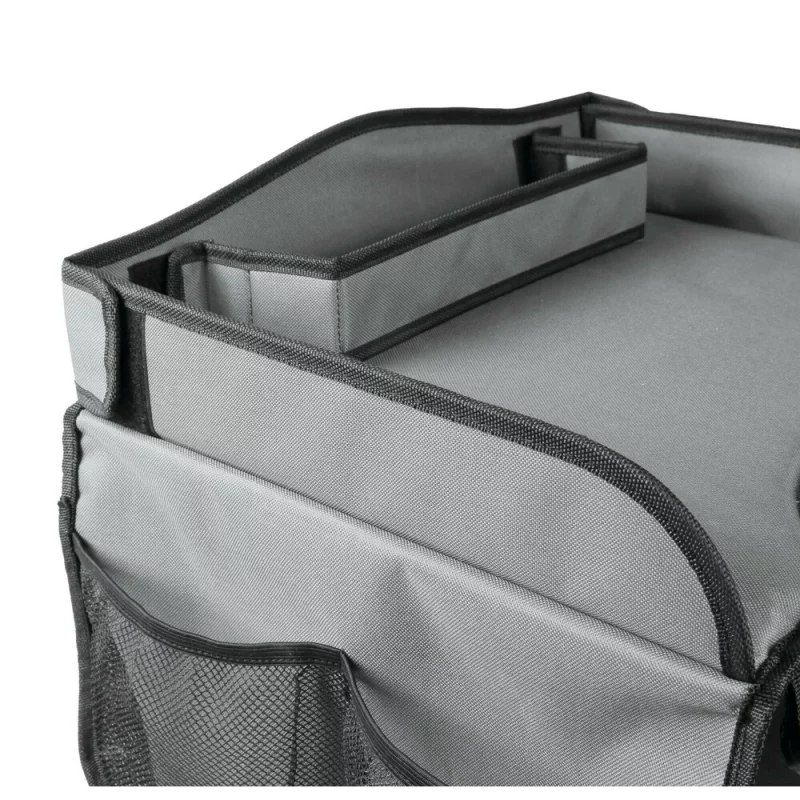 Măsuță auto pentru copii Lampa Snack & Play, pliabilă, gri, 40x36 cm