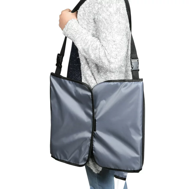 Măsuță auto pentru copii Lampa Snack & Play, pliabilă, gri, 40x36 cm