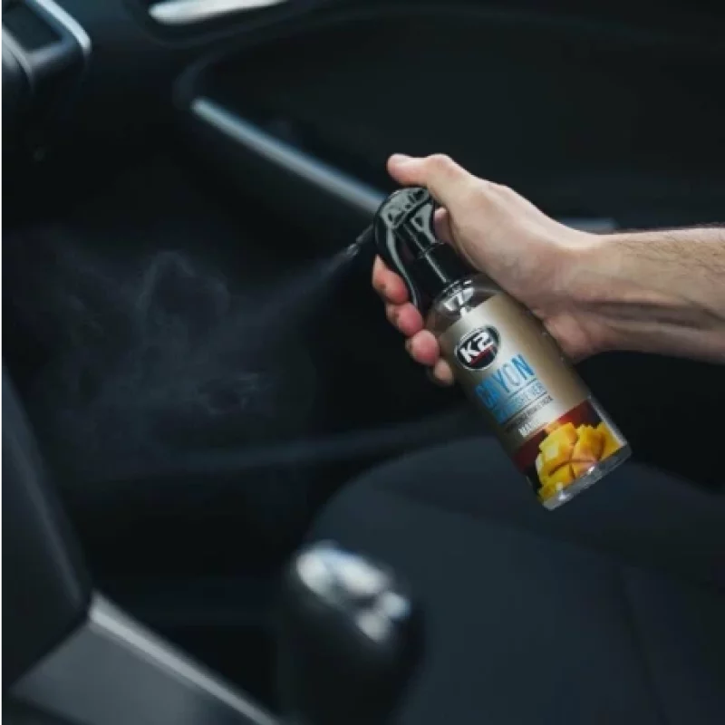 Odorizant auto și de interior K2 Cayon Mango cu atomizor, 250 ml