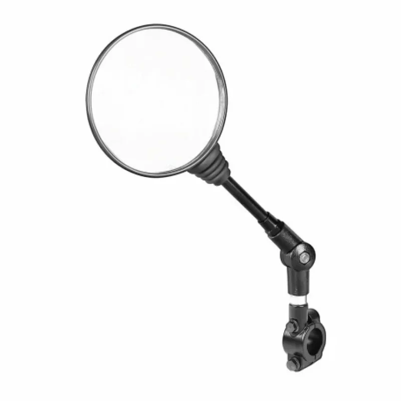 Oglindă retrovizoare moto cu prindere pe ghidon 22 mm, reglabilă, neagră