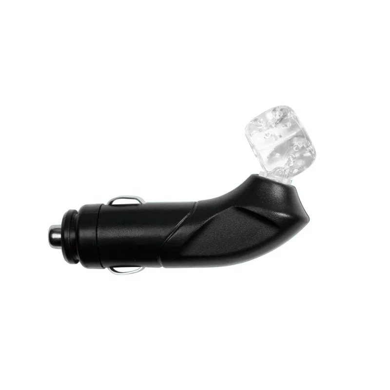 Ornament auto pentru priza bricheta Crystal Dice cu LED multicolor 12V