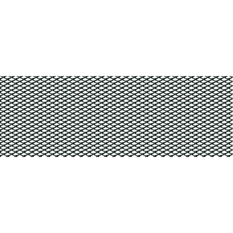 Plasa grila spoiler auto din aluminiu neagra 100x33 cm, ochi 2x4 mm