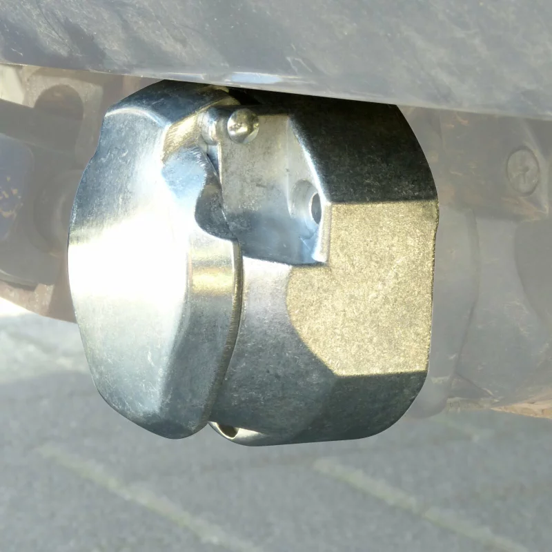 Priza pentru remorca Carpoint 7 poli din aluminiu, 12V, cu capac