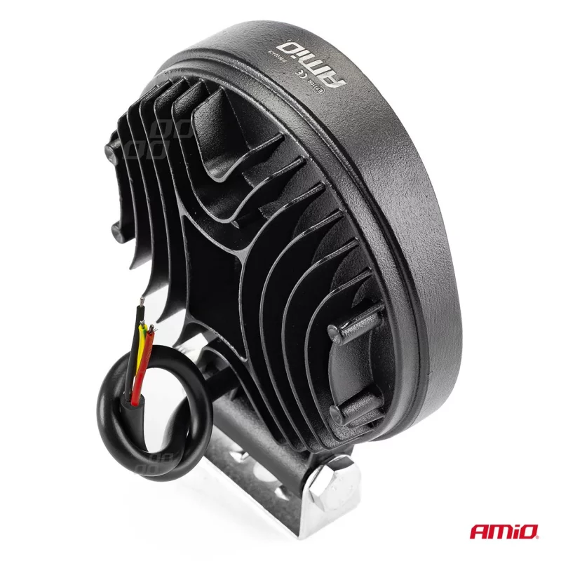 Proiector LED rotund din metal cu Angel Eyes, 2 functii, 9-36V, Amio