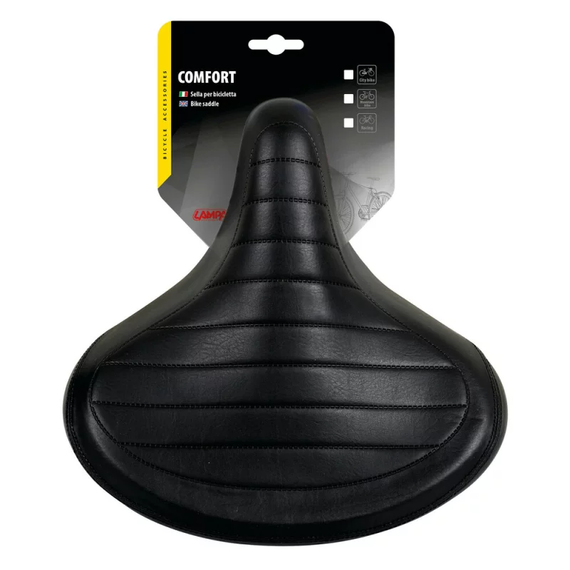 Șa bicicletă Lampa S-13 Relax pentru city bike, cu arc dublu