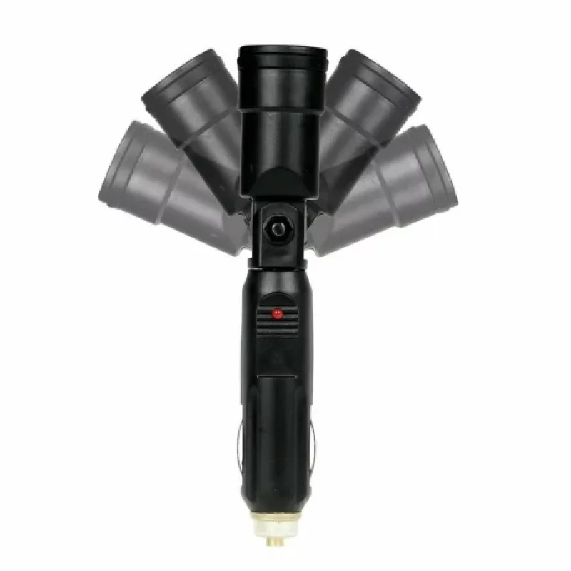 Adaptor priza bricheta standard la DIN cu articulatie pivotanta 12/24V 8A