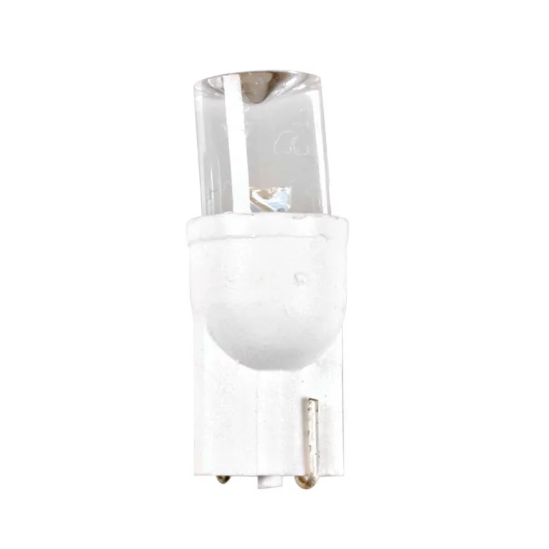 Set 2 becuri LED T10 12V W2.1x9.5d, lumină albă dispersată