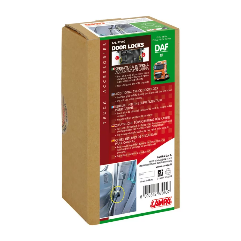 Blocatoare usi interior camion Daf 95XF, XF 105, XF 106, XF95 set 2