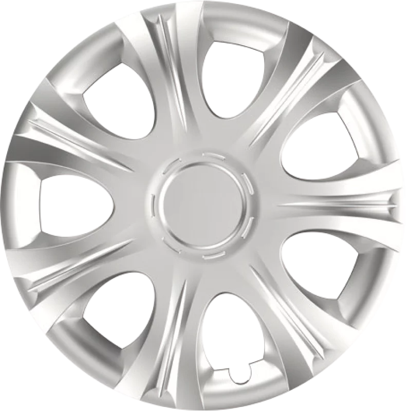 Capace roti auto Impulse argintii 14 inch, set 4 bucati