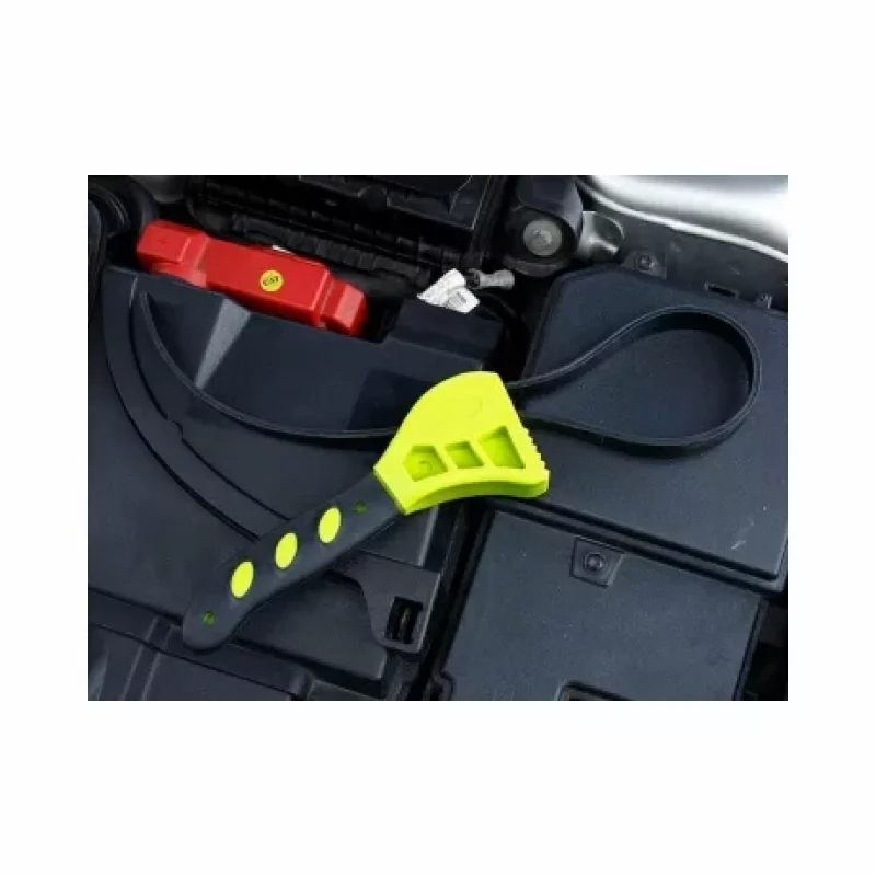 Cheie pentru filtru de ulei cu bandă cauciucată 590 mm, universală