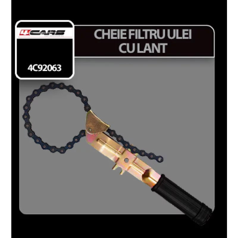 Cheie filtru ulei cu lanț universală 4Cars pentru montare și demontare