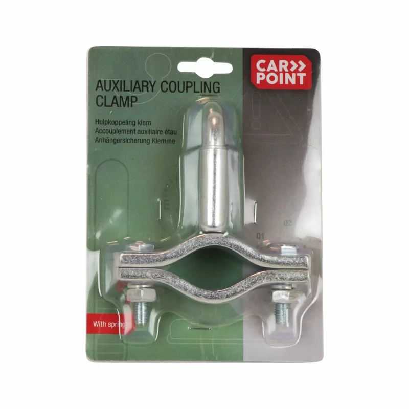 Clema cu arc pentru fixare cablu de siguranta pe carlig remorca