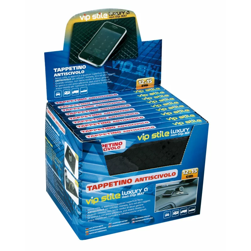 Covoraș auto pentru bord anti-alunecare VIP Style, negru, reutilizabil