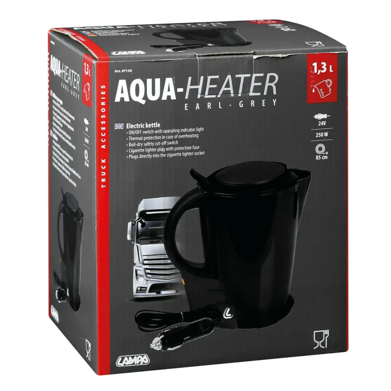 Fierbător auto apă 24V 1,3L Lampa Aqua Heater Earl Grey 250W