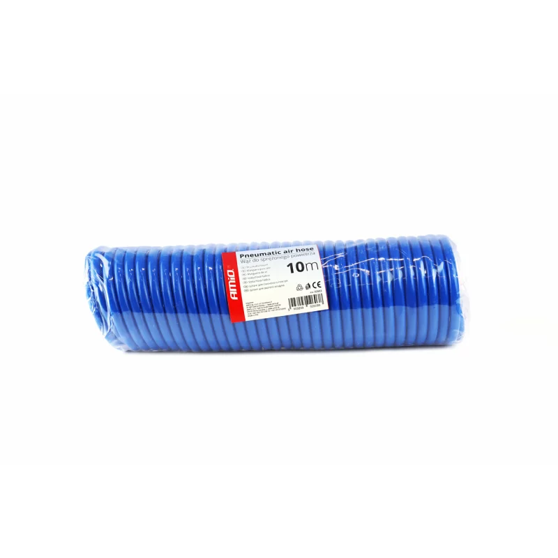 Furtun aer spiralat Amio 5x8 mm, 10 m, pentru scule pneumatice