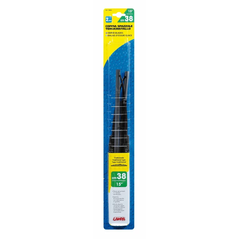 Lame ștergător auto cu grafit 38 cm, set 2 buc, universale
