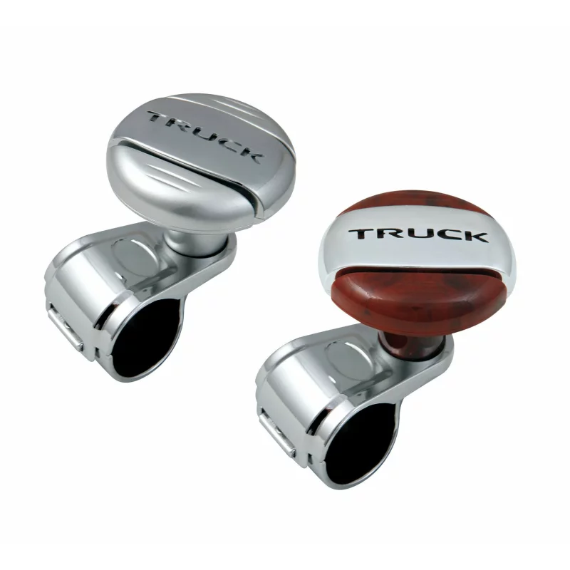 Nuca de rotire pentru volan crom universală, montaj fără găurire