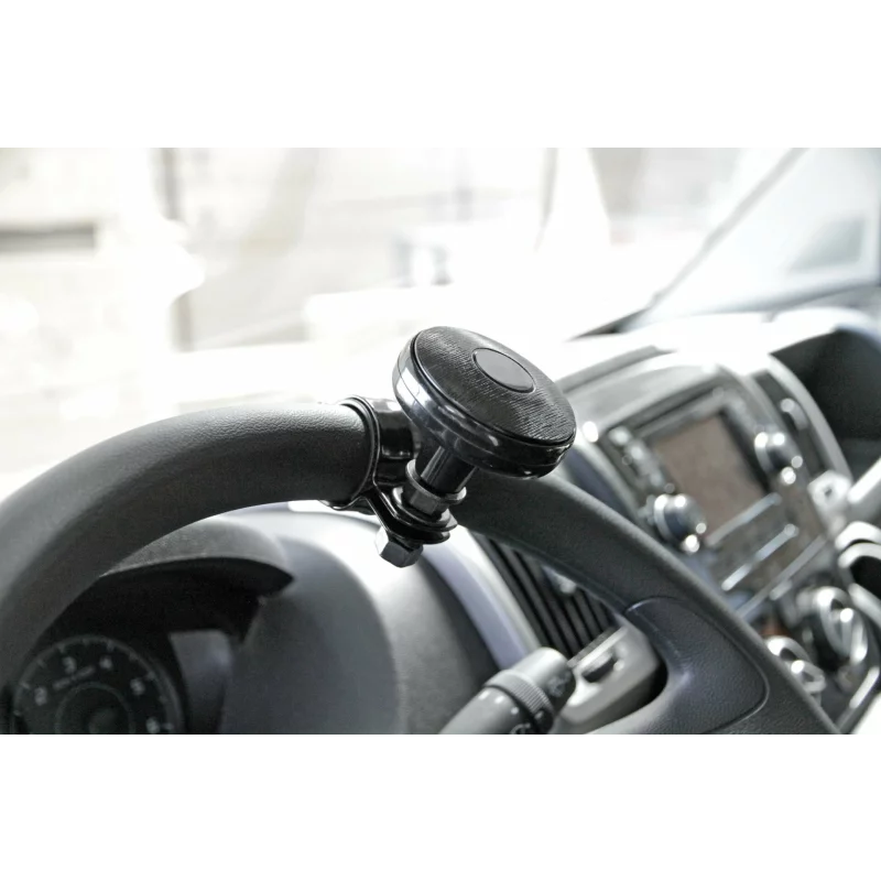 Nuca de rotire volan Spinny universală, neagră, prindere confortabilă