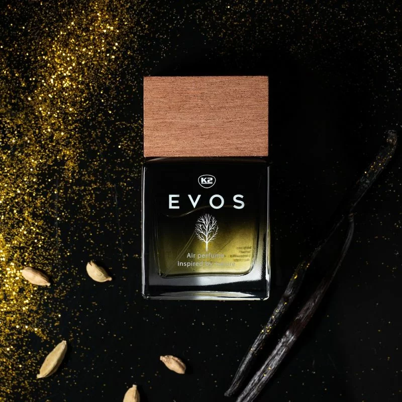 Odorizant auto K2 Evos Samurai 50 ml, cu capac din lemn