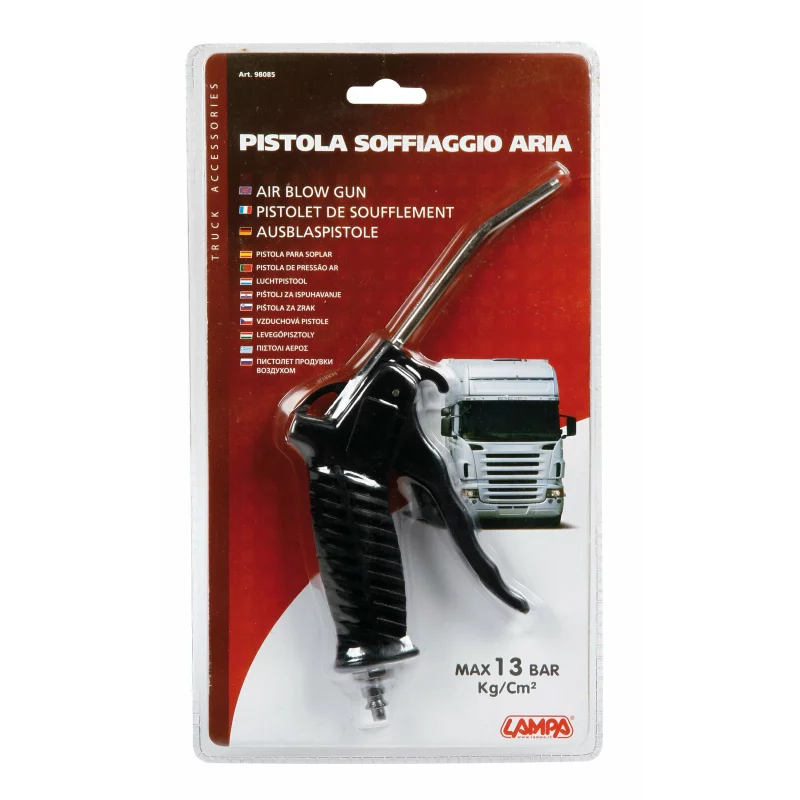 Pistol cu aer comprimat pentru curatarea prafului, 13 bar, Lampa