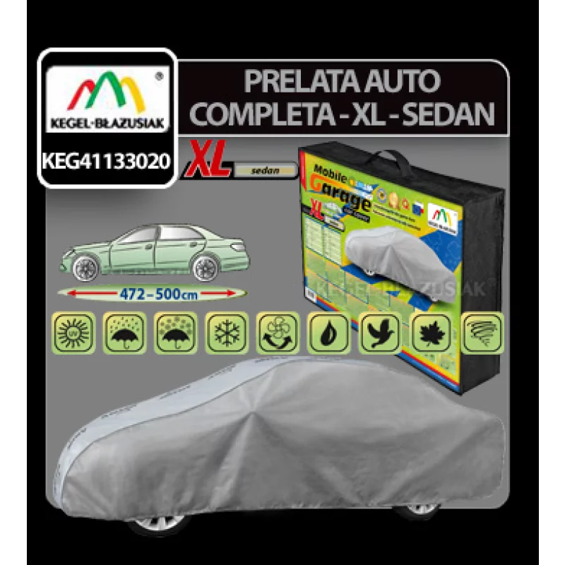 Prelată auto completă impermeabilă Mobile Garage XL pentru Sedan