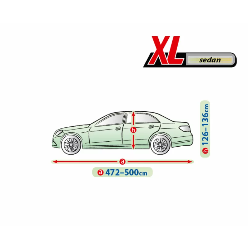 Prelată auto completă impermeabilă Mobile Garage XL pentru Sedan