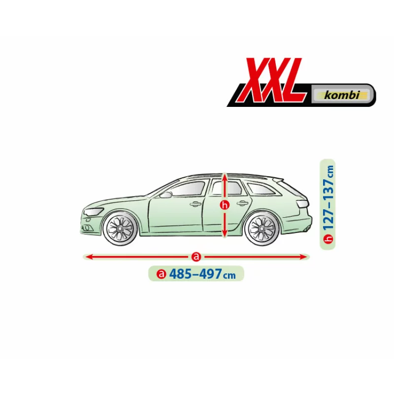 Prelată auto completă Mobile Garage XXL pentru Kombi, impermeabilă