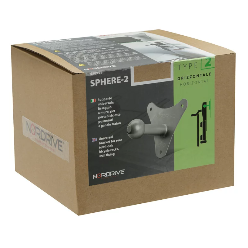 Suport universal de perete Nordrive Sphere-2 pentru suport biciclete pe carlig