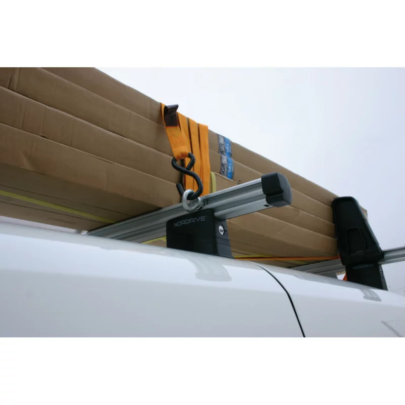 Inele de fixare marfă Nordrive KP-3 din oțel pentru bare portbagaj, 2 buc