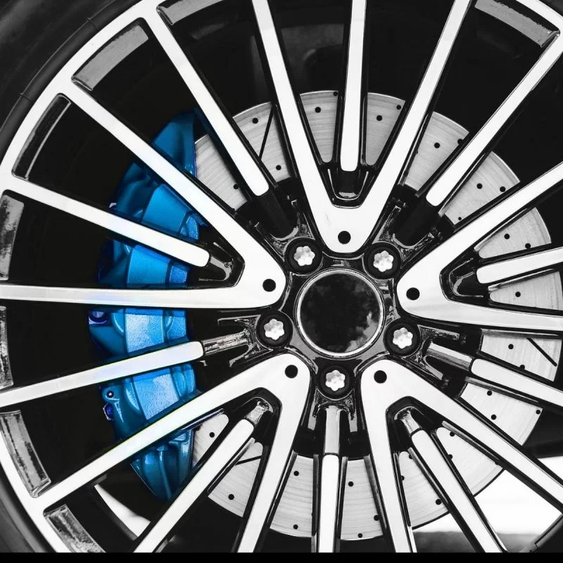 Vopsea spray pentru etrieri de frana K2 400 ml, albastru lucios