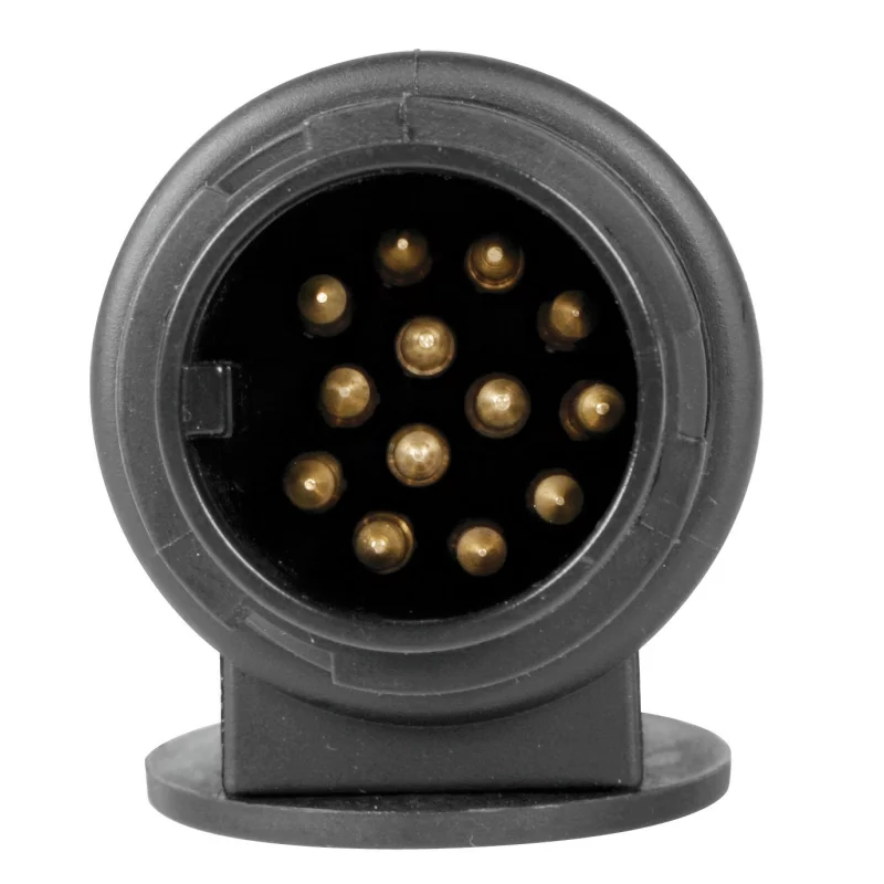 Adaptor priza remorca 13 la 7 pini cu cablu 40 cm, 12V Lampa