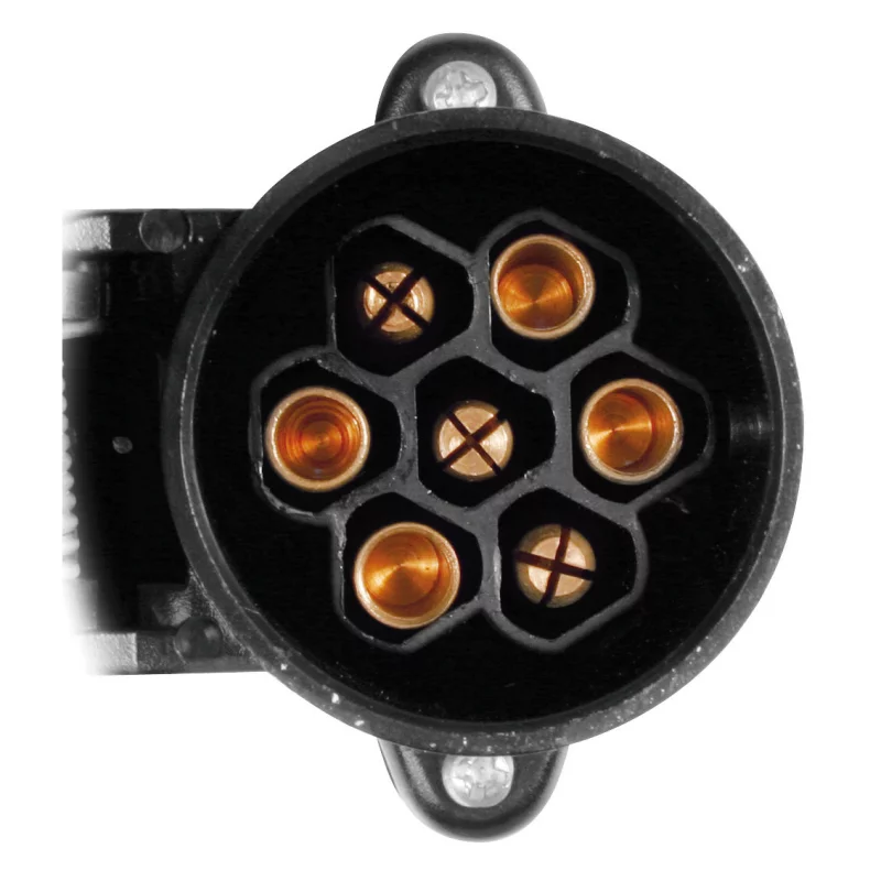 Adaptor priza remorca 13 la 7 pini cu cablu 40 cm, 12V Lampa