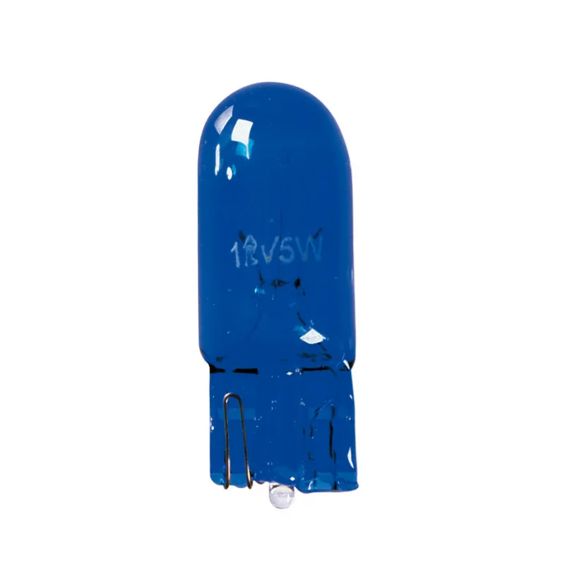 Bec poziție auto W5W Blu-Xe 12V 5W albastru, dulie W2,1x9,5d, set 2 buc