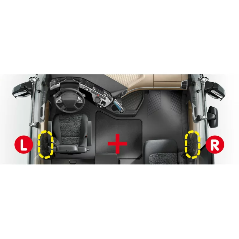 Blocatoare usi interior camion MAN TGA, TGS si TGX, set 2 buc