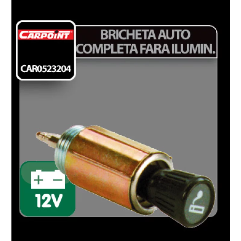 Bricheta auto completa Carpoint 12V fara iluminare, cu eliberare automata